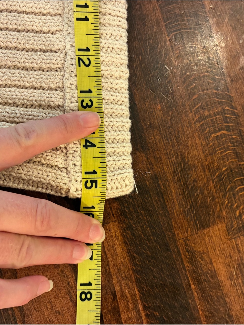 Mango Cream Ribbed Mini Skirt - Picture 5 of 5